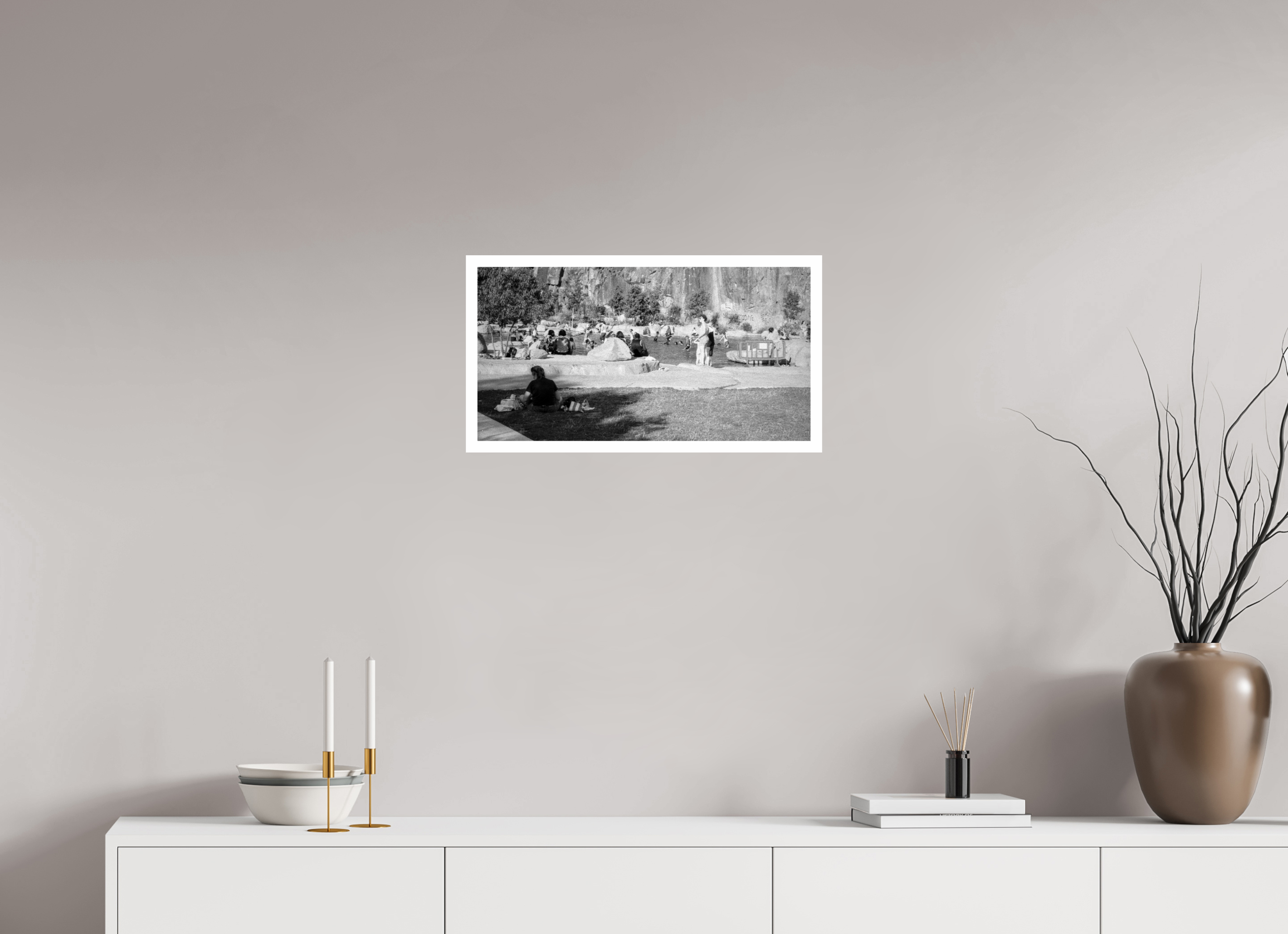 Sunday at the Quarry, 57,4 x 30 cm, the bare print
