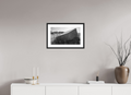 50,6 x 30 cm, Framed Photo Black and White Baryté Tipped Over