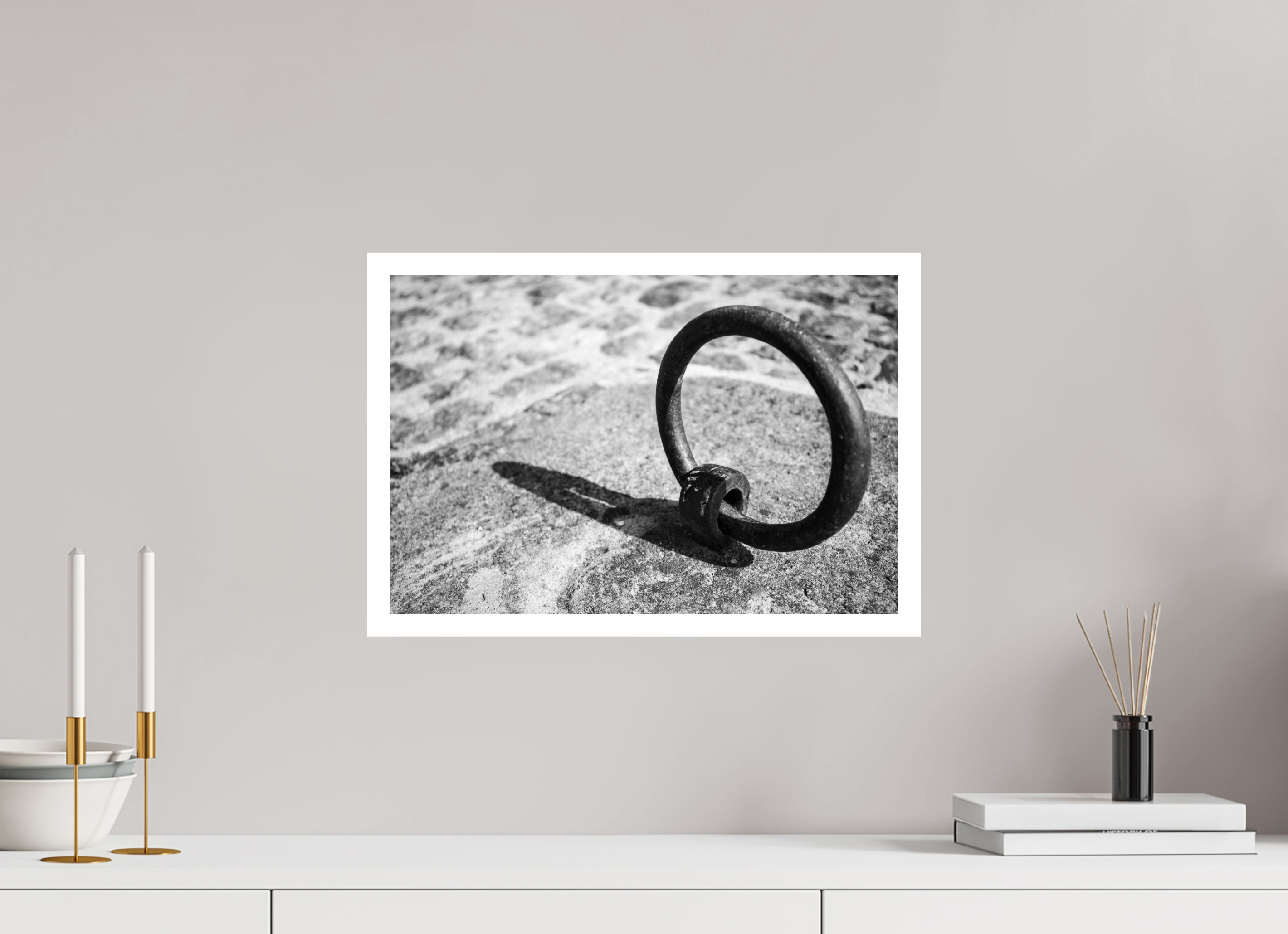 The Mooring Ring, 45 x 30 cm, the bare print
