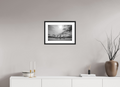 45 x 30 cm, Framed Black and White Photo Paper Baryté Les Braves