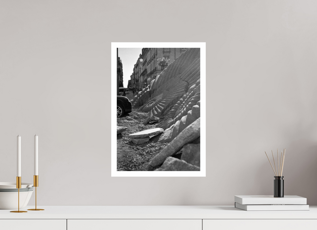 The Fossil Pavement, 30 x 44,3 cm, the bare print