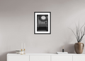 30 x 45 cm, Framed Black and White Photo Paper Baryté The Observation Post