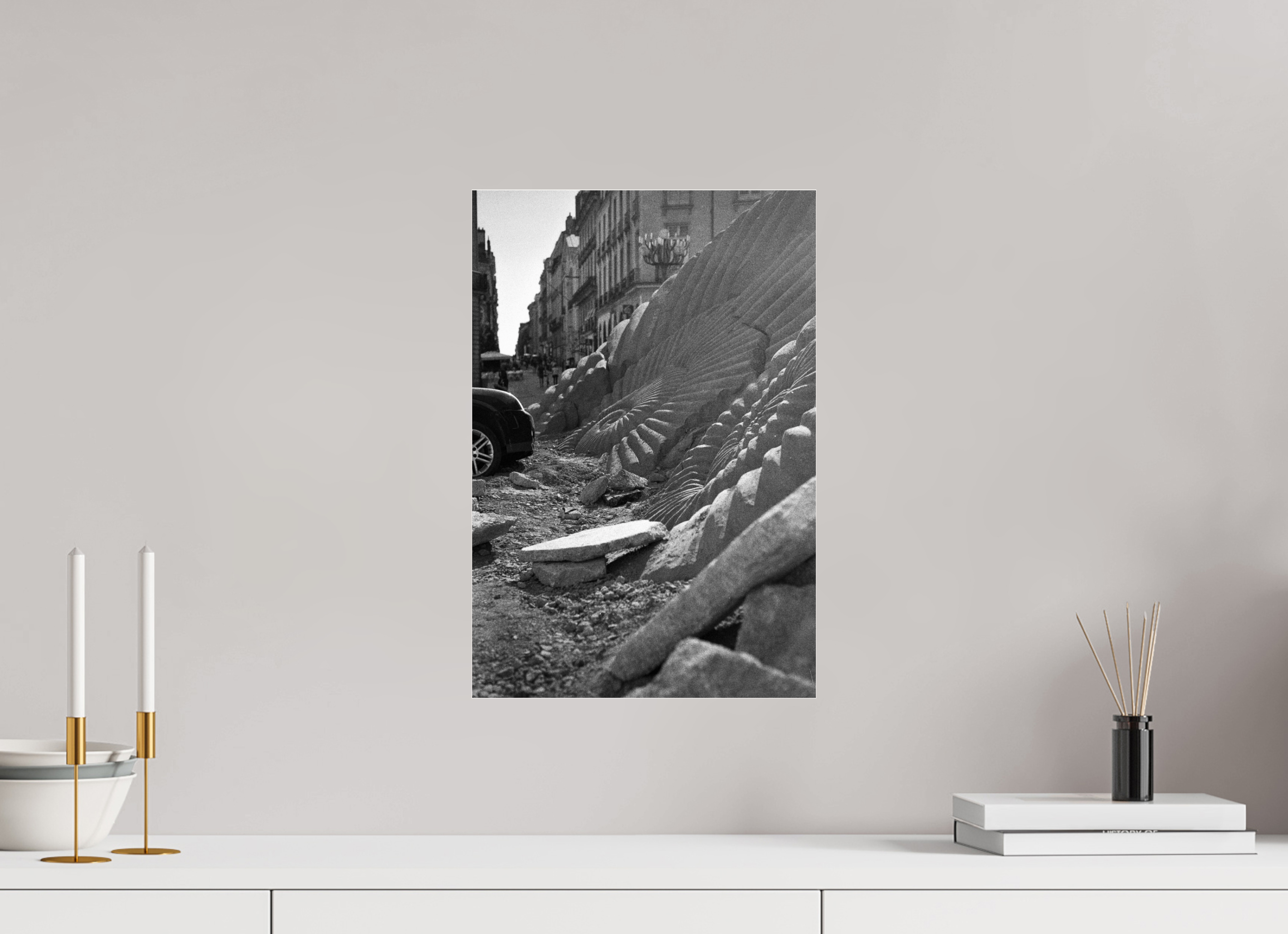 The Fossil Pavement, 30 x 44,3 cm, under acrylic glass
