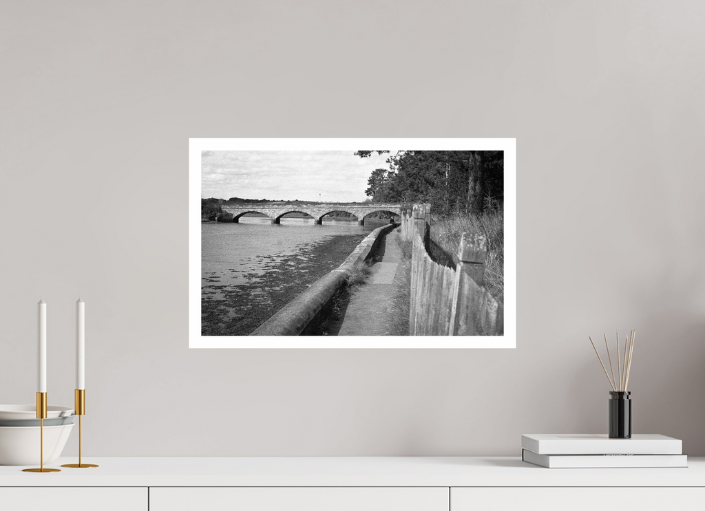 Bridge at Alnmouth, 48,9 x 30 cm, the bare print
