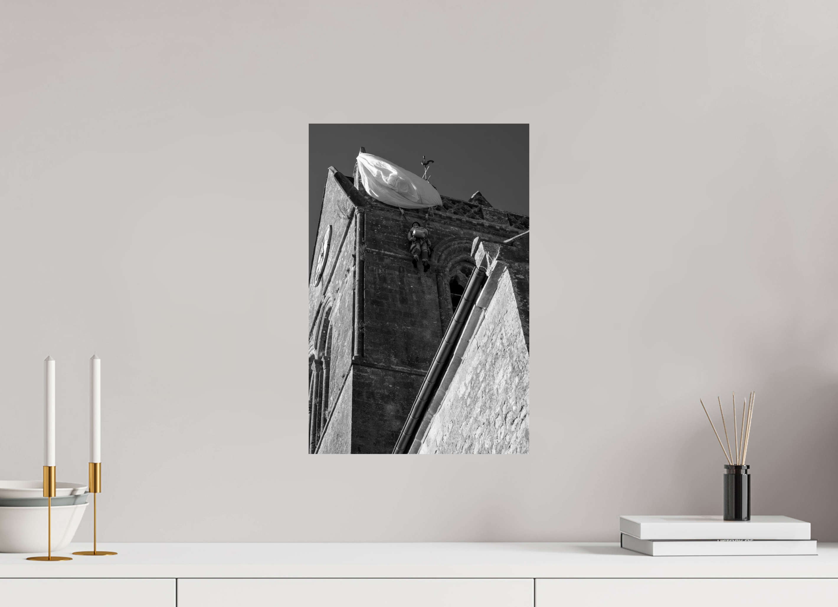 30 x 45 cm, Tirage photo sur papier baryté noir et blanc The Canopy